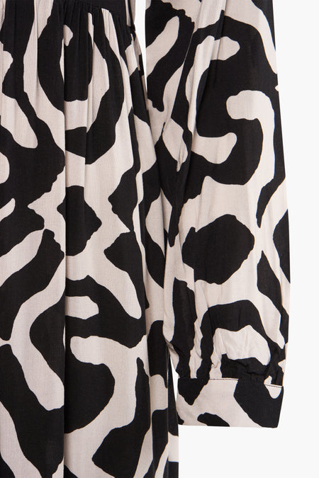 Kleedje met lange mouwen - ecru