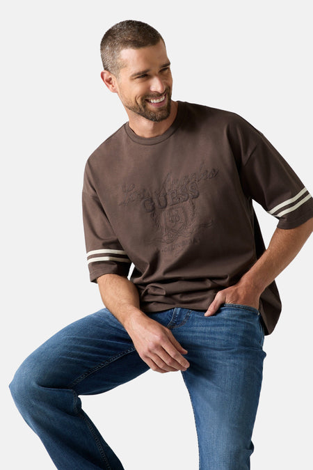T-shirt (korte mouwen) bruin - Guess®