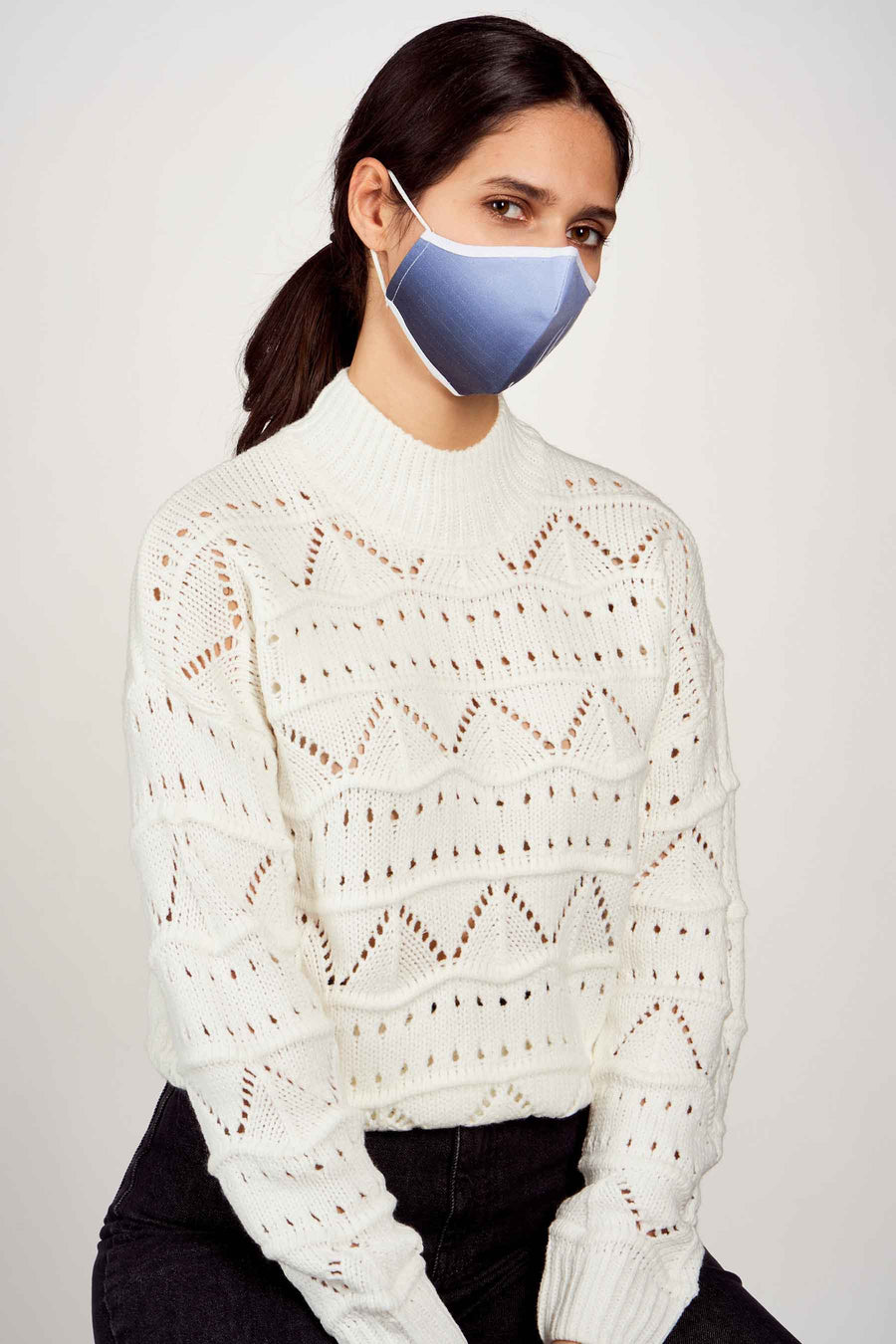 Mondmasker - blauw