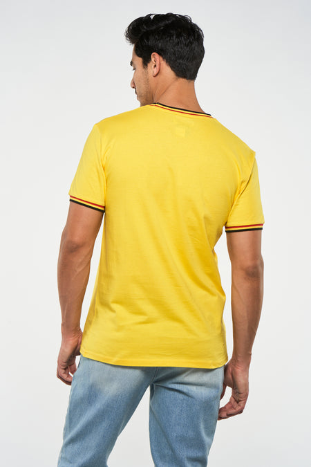 T-shirt (manches courtes) Jaune - ZEB STYLE LAB