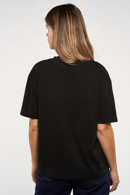 T-shirt (manches courtes) Noir - ZEB STYLE LAB