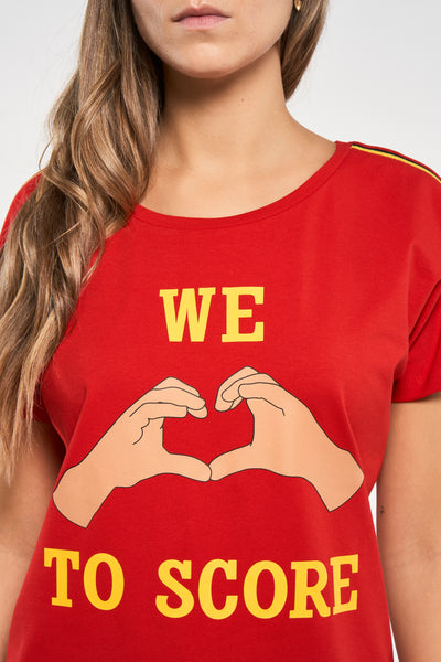 T-shirt (korte mouwen) Rood - ZEB STYLE LAB