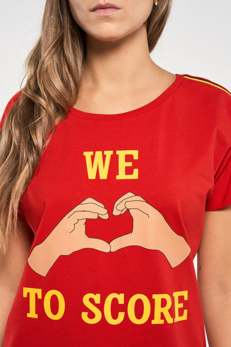 T-shirt (manches courtes) Rouge - ZEB STYLE LAB