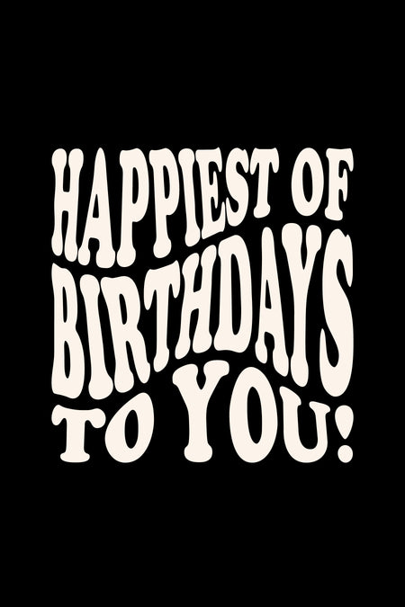 Carte-cadeau ZEB avec le texte "Joyeux Anniversaire à Vous !" de ZEB sur un fond noir.